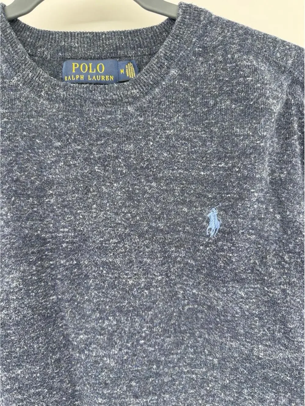 Vintage Men’s Polo Ralph Lauren Crewneck Sweater Blue Size Medium